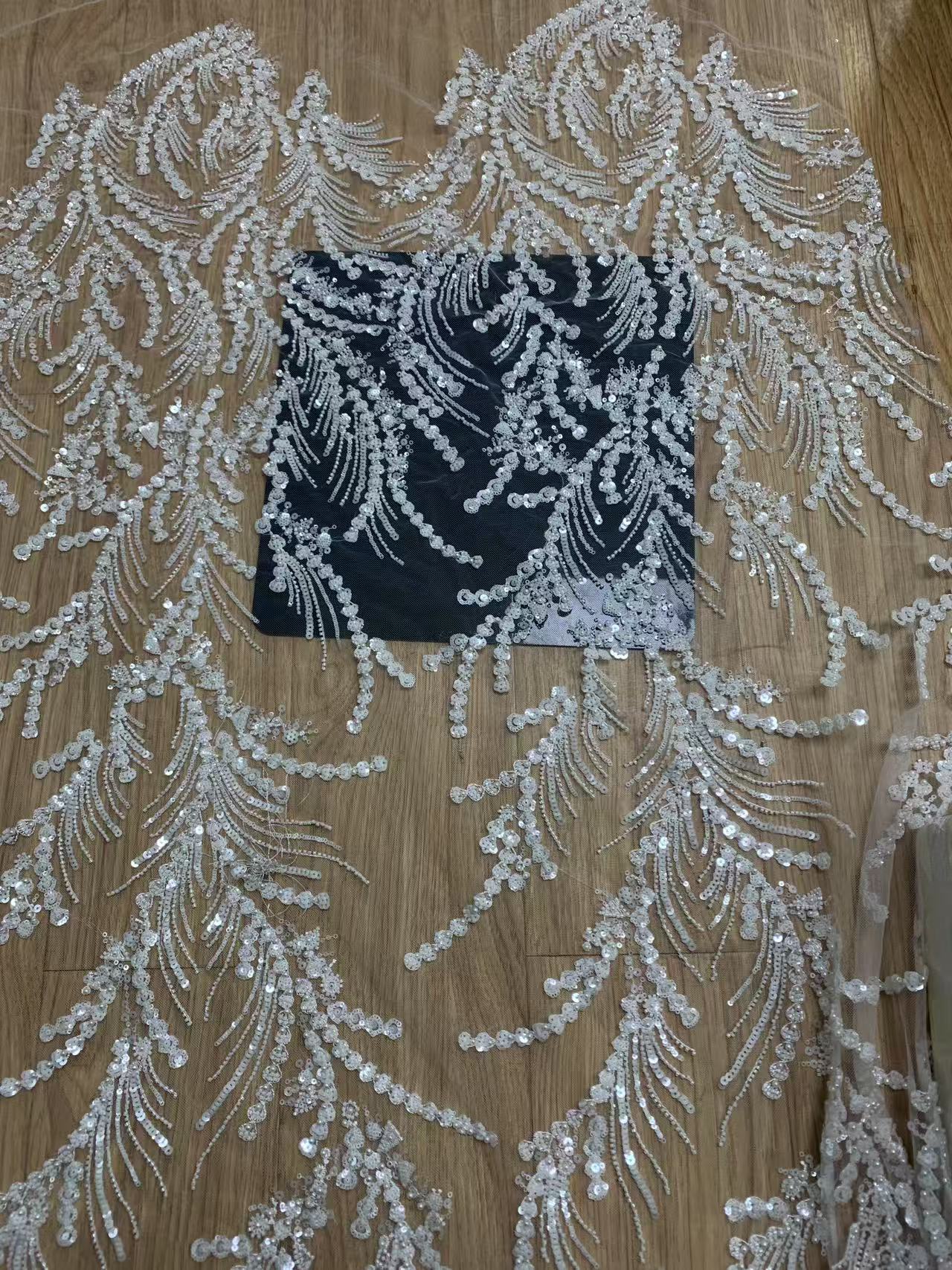 2025 Nigerian Embroidered Lace Fabric High Quality 5 Yards African Lace Fabric Lace Wedding Dress for Women party Dress .DIY SEWING