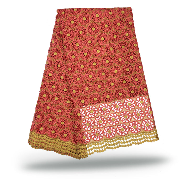 2025 Nigerian Embroidered Lace Fabric High Quality 5 Yards African Lace Fabric Lace Wedding Dress for Women party Dress .DIY SEWING