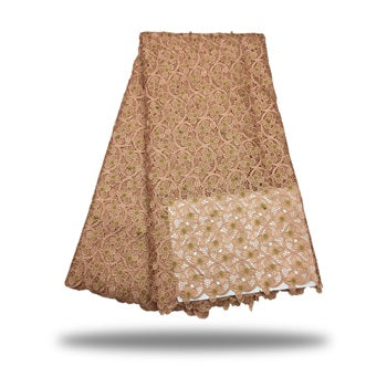 2025 Nigerian Embroidered Lace Fabric High Quality 5 Yards African Lace Fabric Lace Wedding Dress for Women party Dress .DIY SEWING