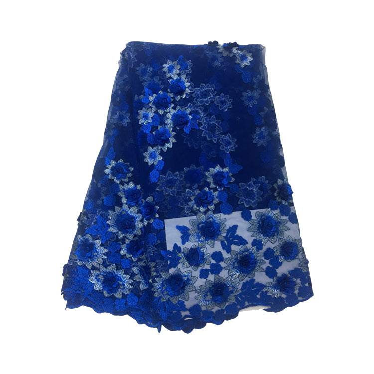 2025 Nigerian Embroidered Lace Fabric High Quality 5 Yards African Lace Fabric Lace Wedding Dress for Women party Dress .DIY SEWING