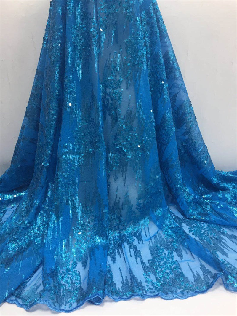 2025 Nigerian Embroidered Lace Fabric High Quality 5 Yards African Lace Fabric Lace Wedding Dress for Women party Dress .DIY SEWING