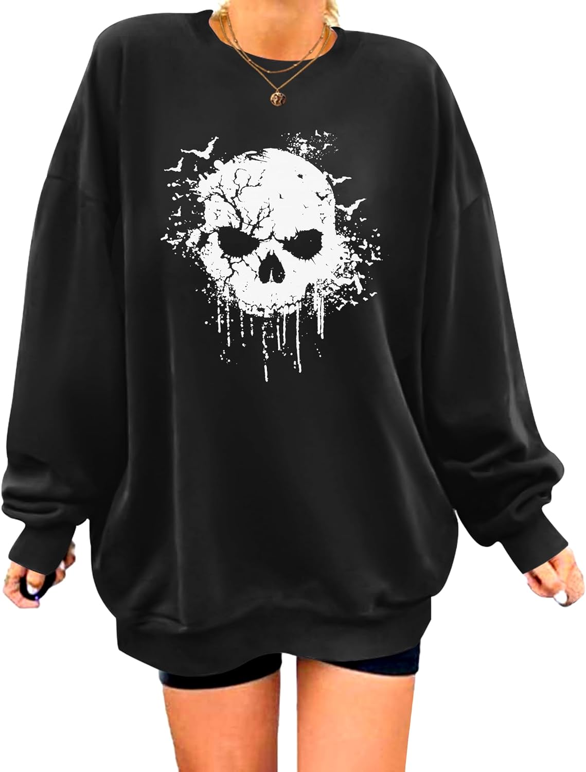 Zeagoo Christmas Sweatshirt for Women Crewneck Christmas Tree Long Sleeve Shirt Xmas Holiday Party Pullover Sweater Tops