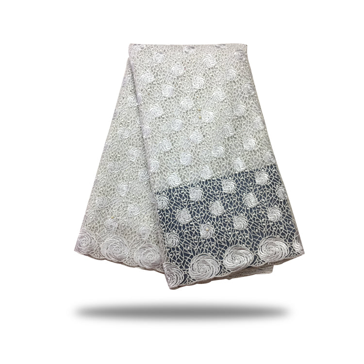 2025 Nigerian Embroidered Lace Fabric High Quality 5 Yards African Lace Fabric Lace Wedding Dress for Women party Dress .DIY SEWING