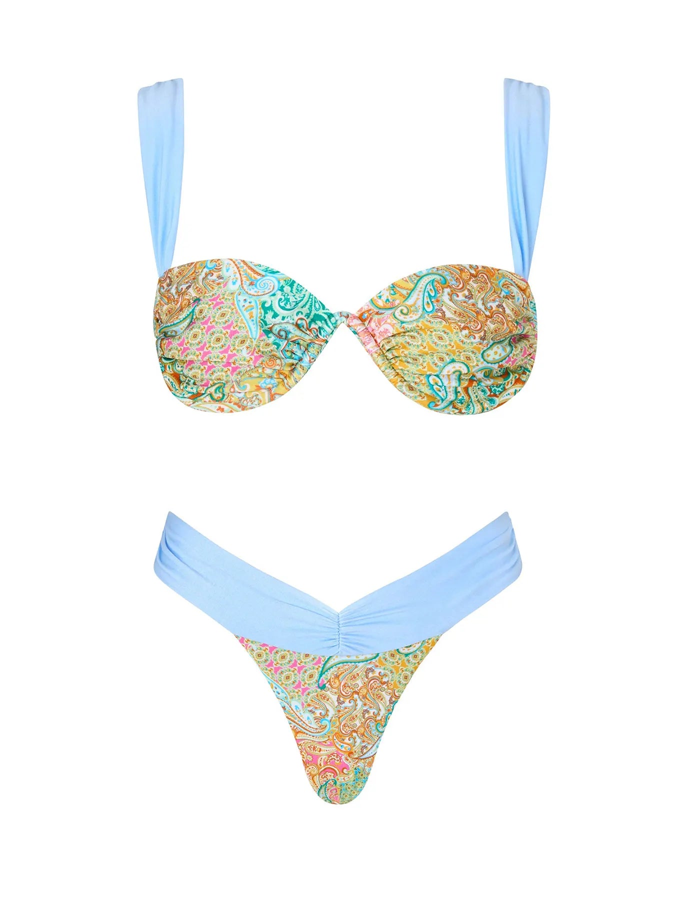 2025 Trend Trangle Stripped Micro Bikini Set Women Swimsuit Sexy Fashion Lady Biquini Swimwear Vacation Beachwear Female Clothes
