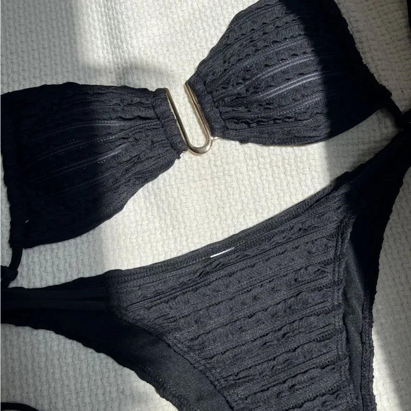 Summer Sexy Bikinis 2025 Women's Swimwear Female Swimsuit For Swim Wear Bathing Suits Brazilian Bikini Set Beachwear Pool Bather