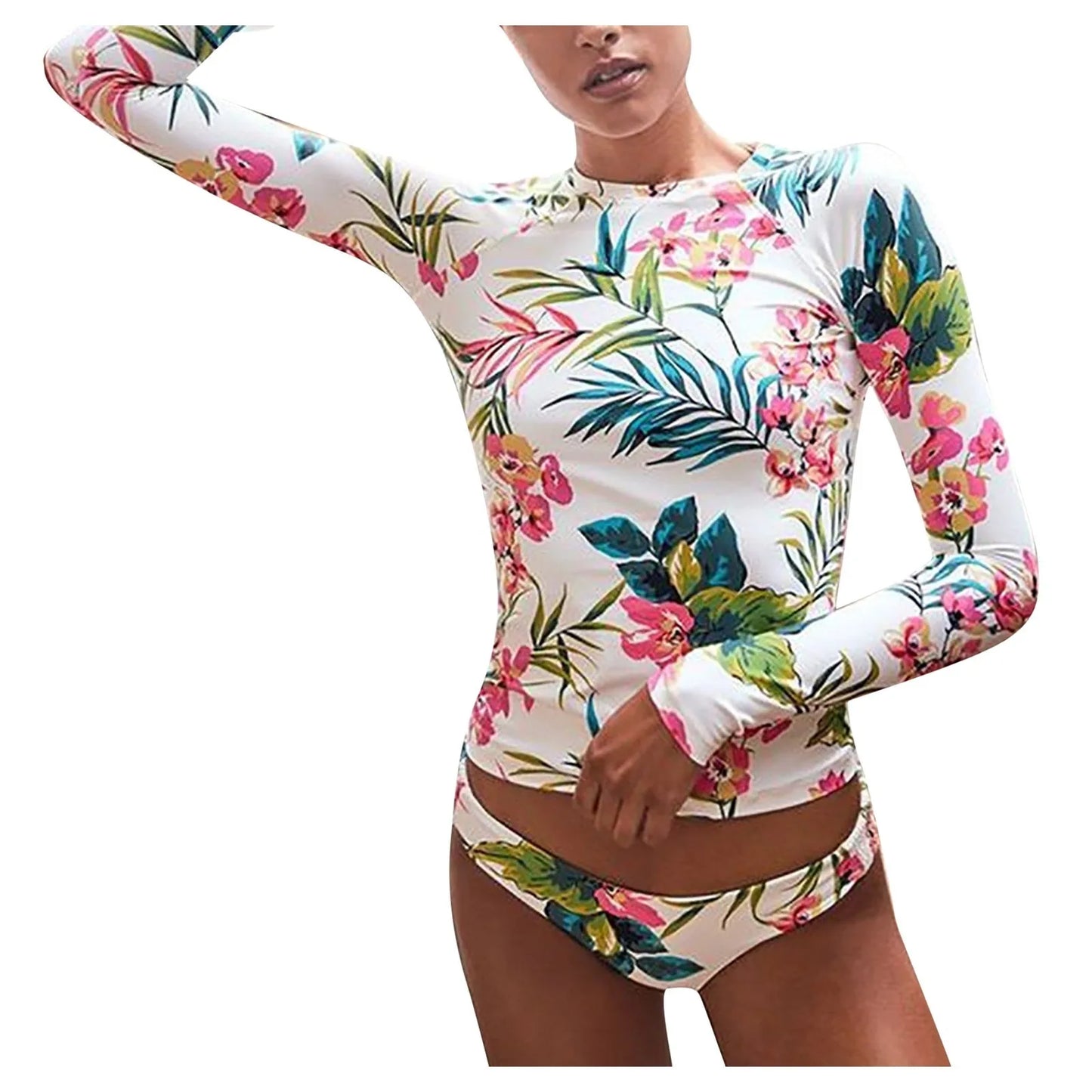 New Long Sleeve Bathing Suits For Womens Bikini Set Summer Hot Sale Beach Wear Swimsuit Vacation Push Up Brazilian Bikinis