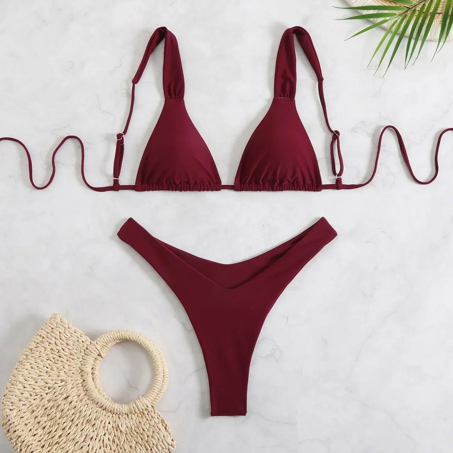 Sexy Micro Bikini Swimsuit 2025 Women Female Swimwear Thong Brazilian Bikinis Sets Woman Two-piece Bathing Suit Swim Beach Wear