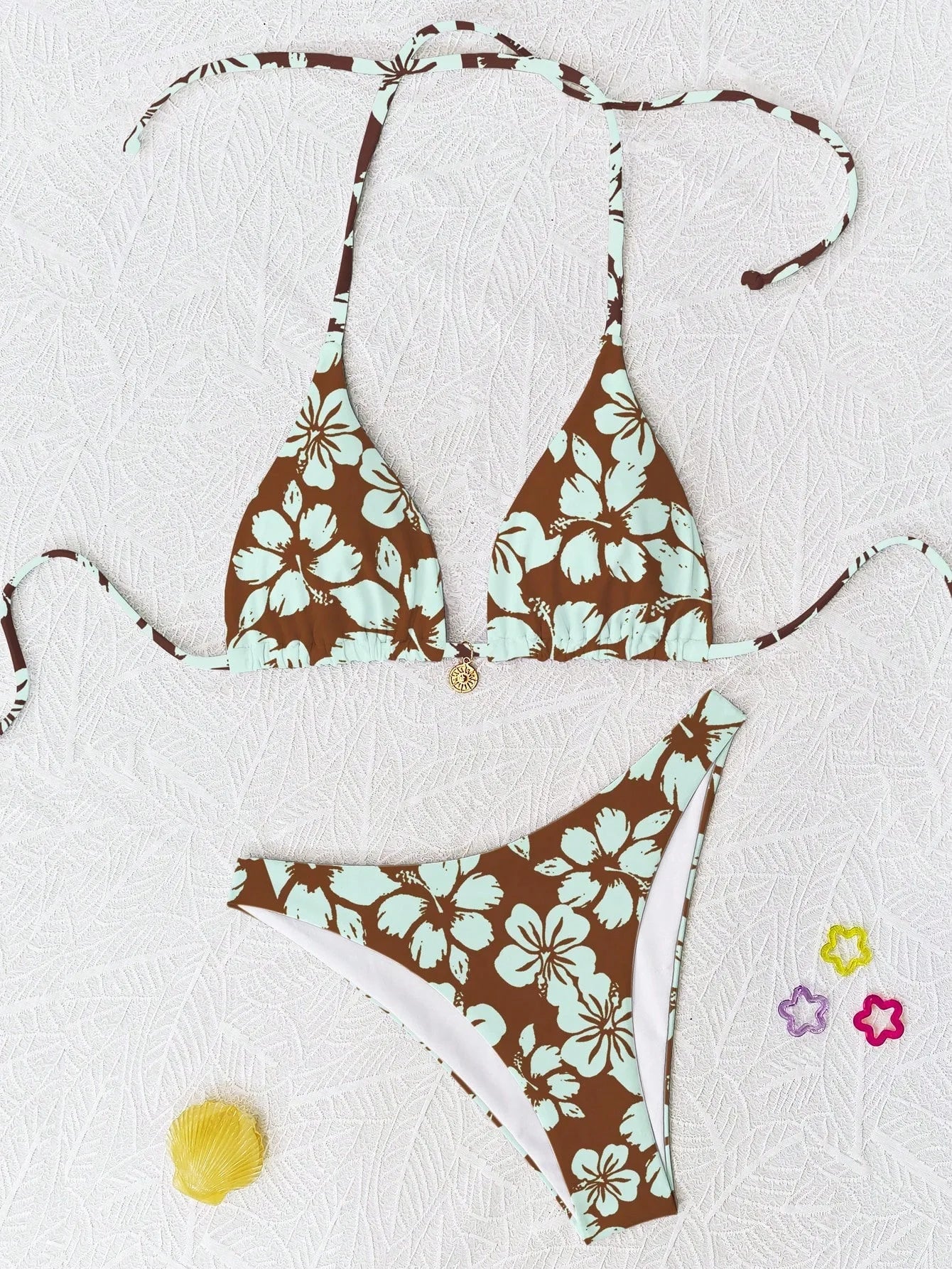 String Bikinis 2025 Bikini Set Bandage Swimwear Printed Swimsuits Sexy Beachwear High Cut Bathsuits New Swim Wear Bathing Suits