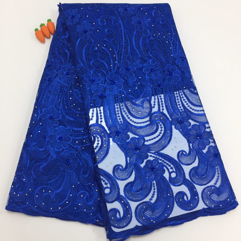 2025 Nigerian Embroidered Lace Fabric High Quality 5 Yards African Lace Fabric Lace Wedding Dress for Women party Dress .DIY SEWING