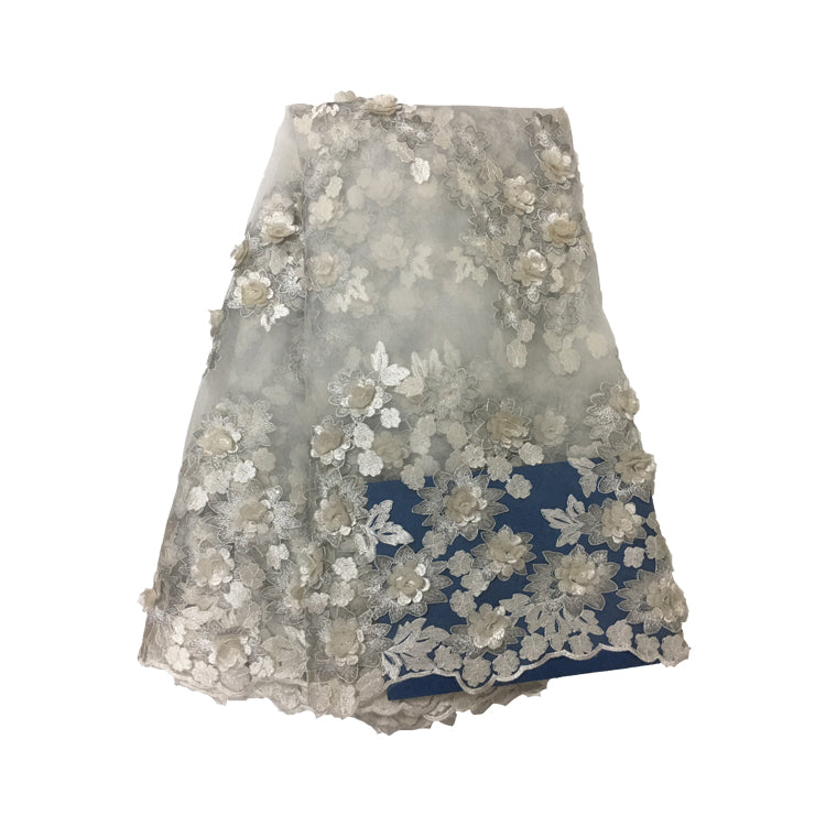 2025 Nigerian Embroidered Lace Fabric High Quality 5 Yards African Lace Fabric Lace Wedding Dress for Women party Dress .DIY SEWING