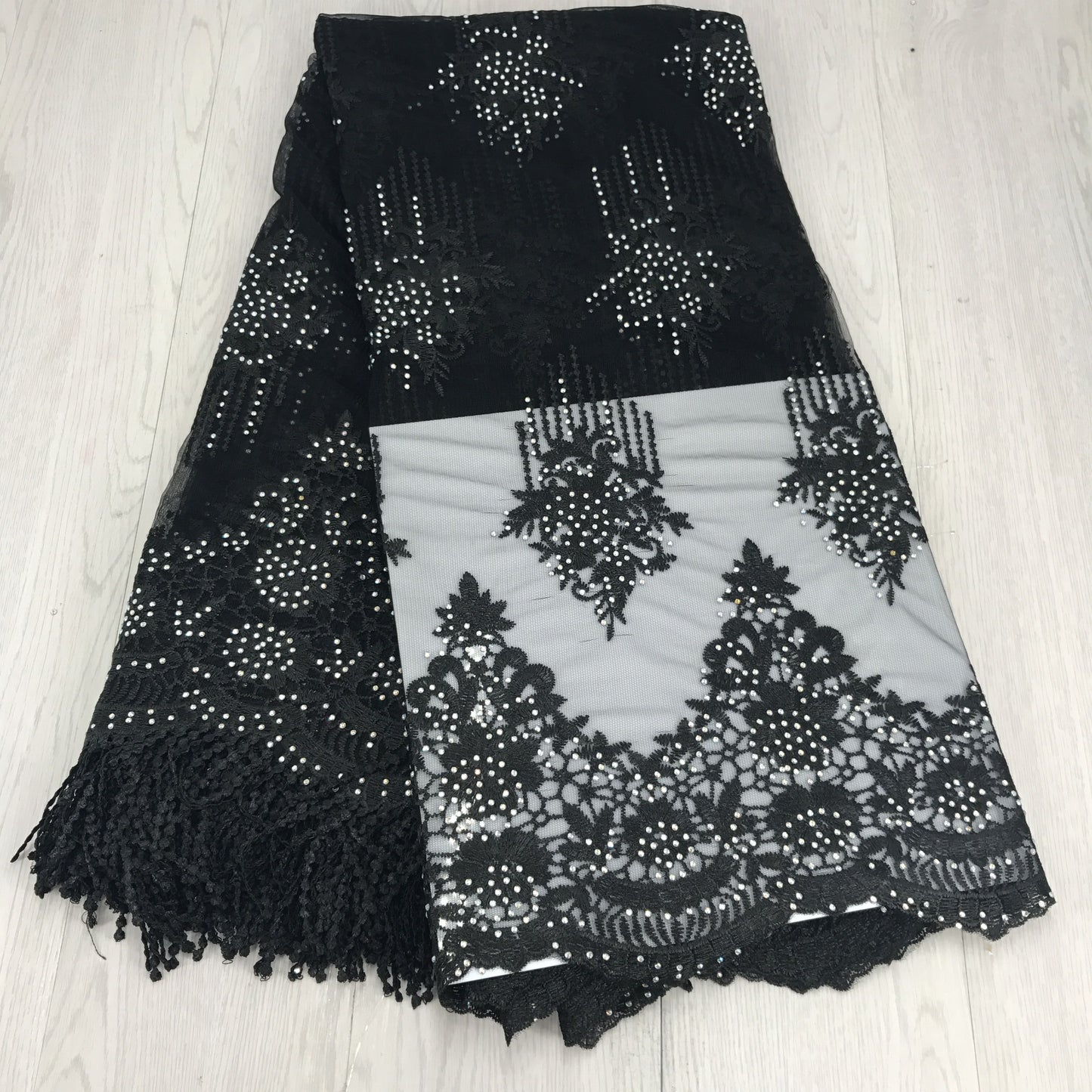 2025 Nigerian Embroidered Lace Fabric High Quality 5 Yards African Lace Fabric Lace Wedding Dress for Women party Dress .DIY SEWING