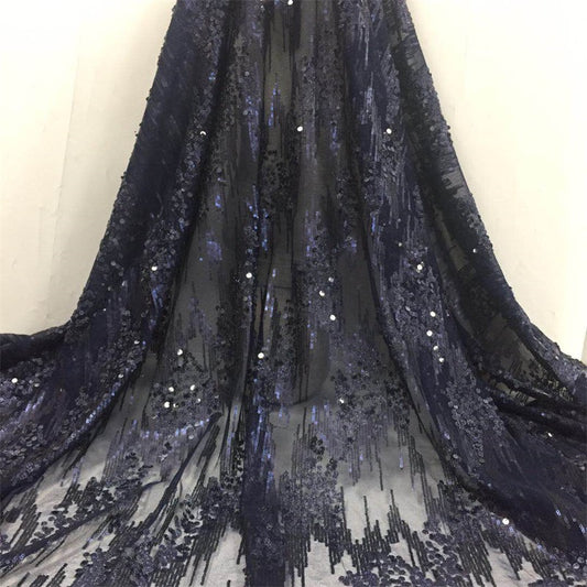 2025 Nigerian Embroidered  Lace Fabric High Quality 5 Yards African Lace Fabric Lace Wedding Dress for Women party Dress .DIY SEWING