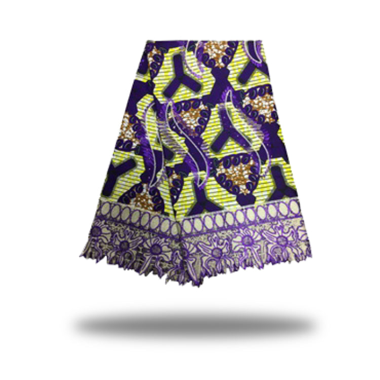 2025 Nigerian Embroidered African Lace Fabric for Wedding - No. 019, 5 Yards