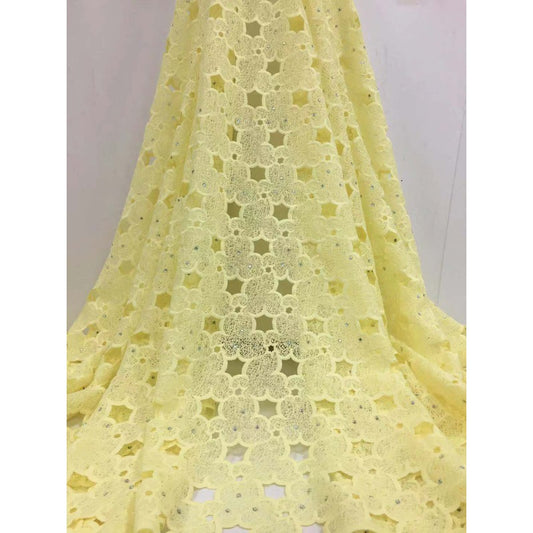 2026 French Laser Lace Fabric for Wedding dress, African cord Lace Fabric.High Quality Party Dress, Sewing Diy.Wedding dress 2yard/lot green