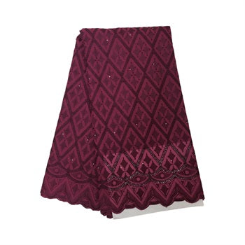 2025 Nigerian Embroidered  Lace Fabric High Quality 5 Yards African Lace Fabric Lace Wedding Dress for Women party Dress .DIY SEWING