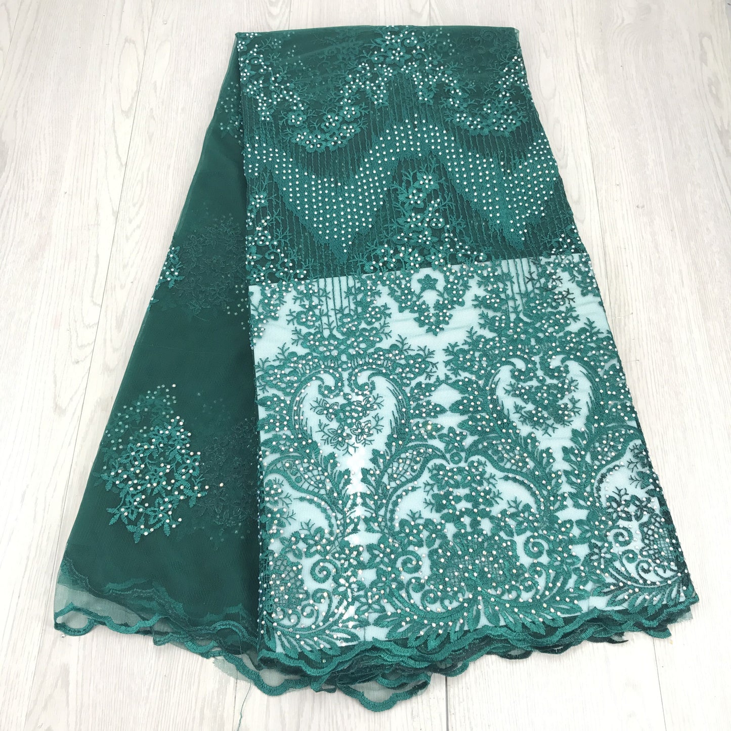 2025 Nigerian Embroidered  Lace Fabric High Quality 5 Yards African Lace Fabric Lace Wedding Dress for Women party Dress .DIY SEWING