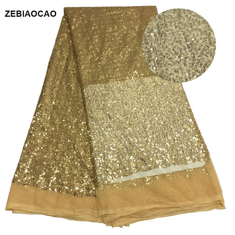 2025 Nigerian Embroidered  Lace Fabric High Quality 5 Yards African Lace Fabric Lace Wedding Dress for Women party Dress .DIY SEWING