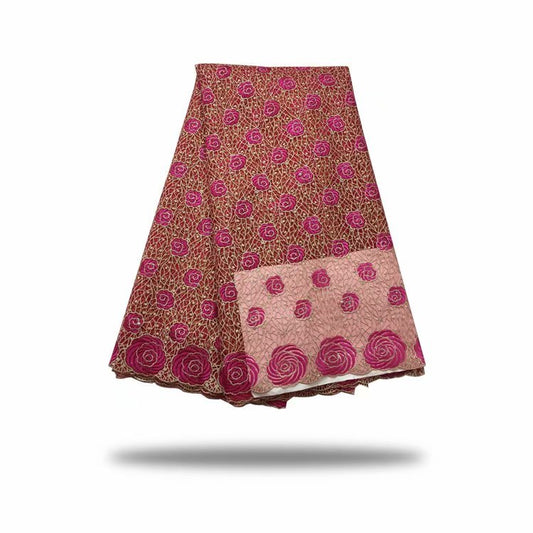 2025 Nigerian Embroidered  Lace Fabric High Quality 5 Yards African Lace Fabric Lace Wedding Dress for Women party Dress .DIY SEWING