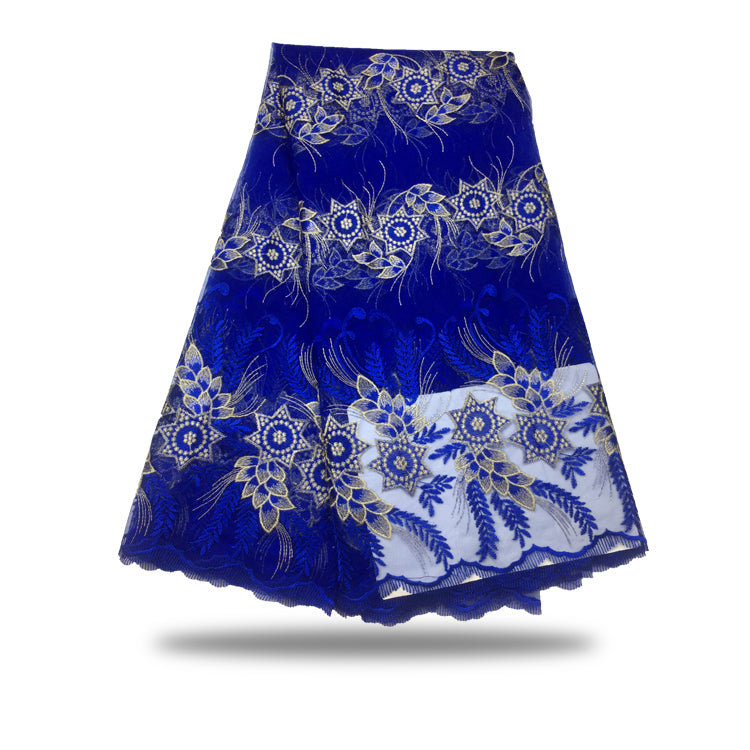 2025 Nigerian Embroidered  Lace Fabric High Quality 5 Yards African Lace Fabric Lace Wedding Dress for Women party Dress .DIY SEWING
