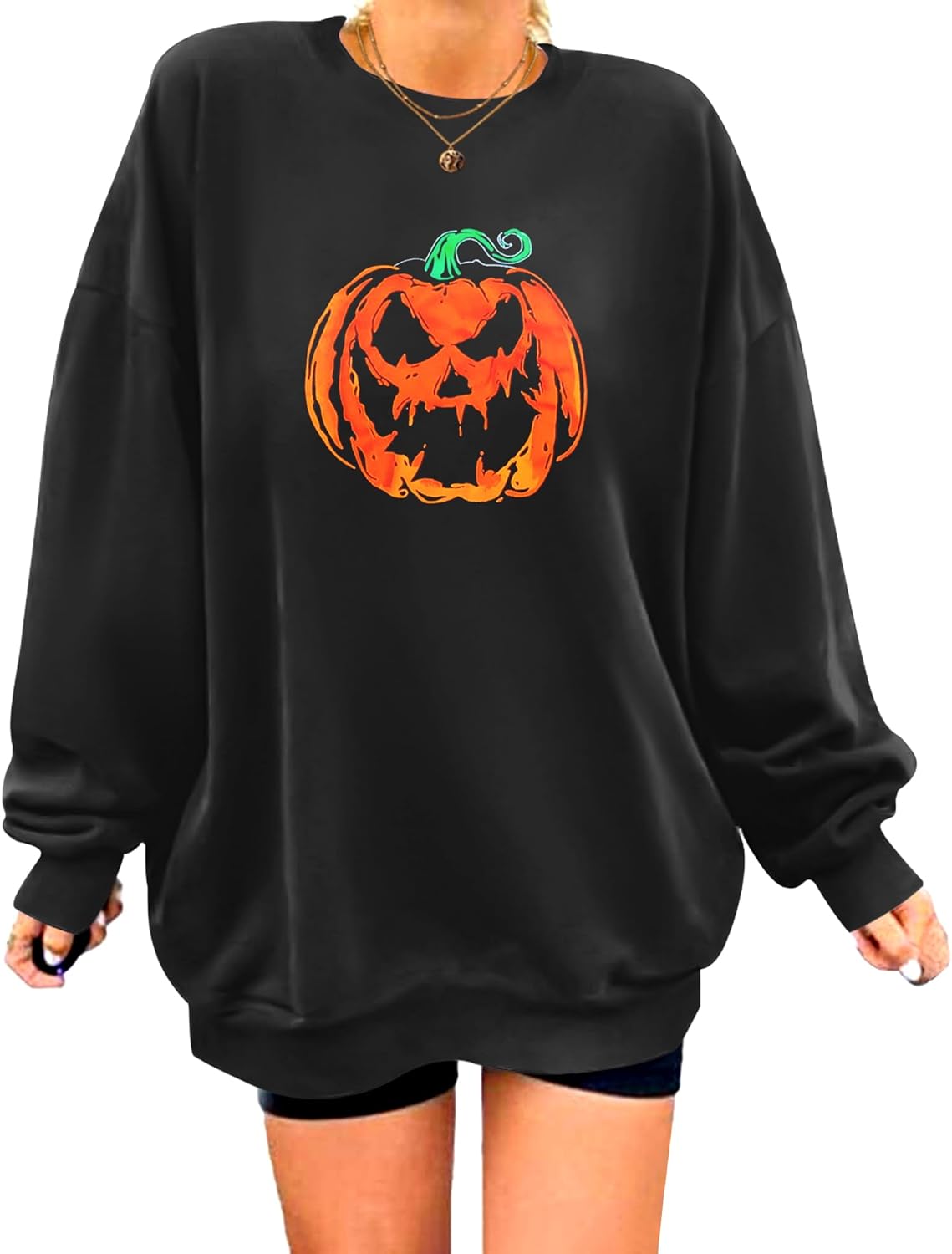 Zeagoo Christmas Sweatshirt for Women Crewneck Christmas Tree Long Sleeve Shirt Xmas Holiday Party Pullover Sweater Tops