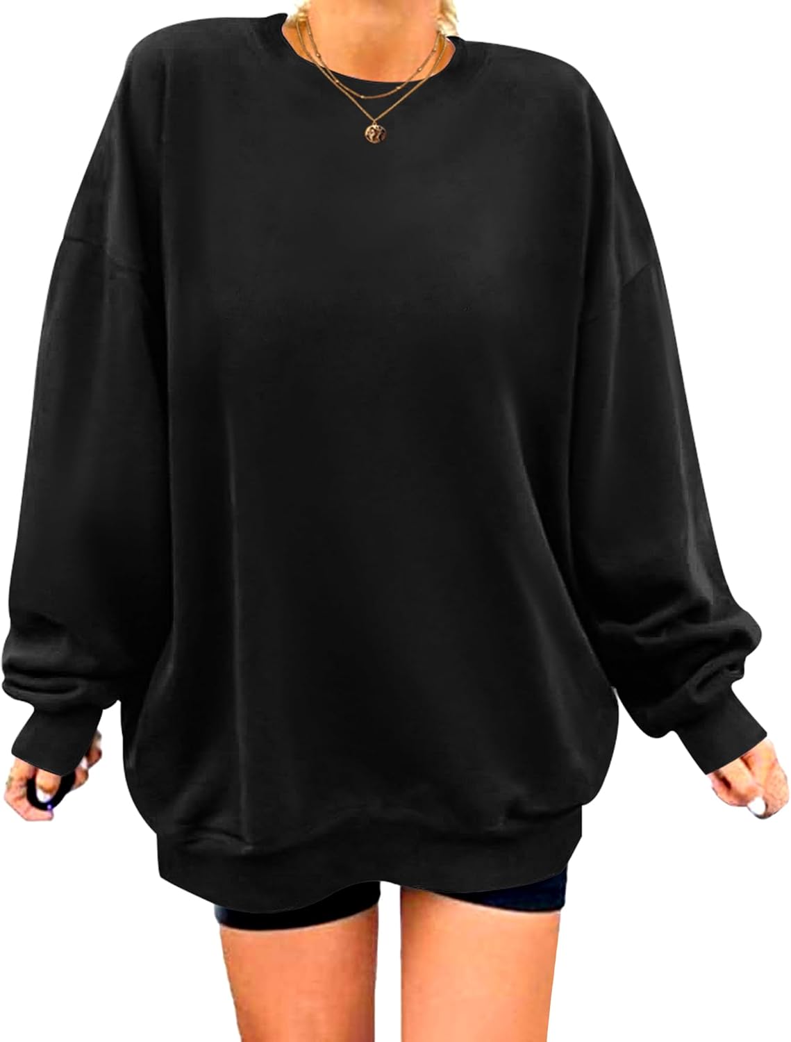 Zeagoo Christmas Sweatshirt for Women Crewneck Christmas Tree Long Sleeve Shirt Xmas Holiday Party Pullover Sweater Tops