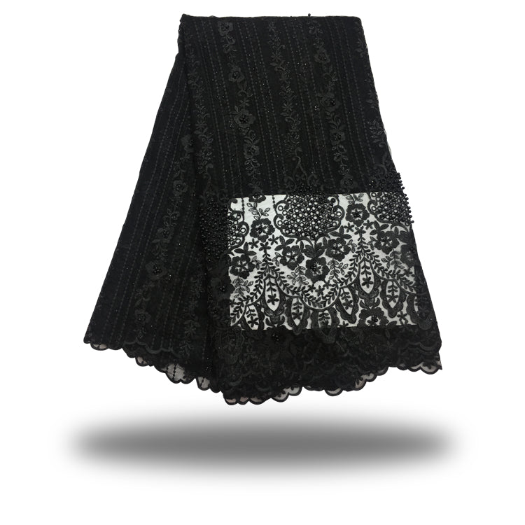 2025 Nigerian Embroidered  Lace Fabric High Quality 5 Yards African Lace Fabric Lace Wedding Dress for Women party Dress .DIY SEWING