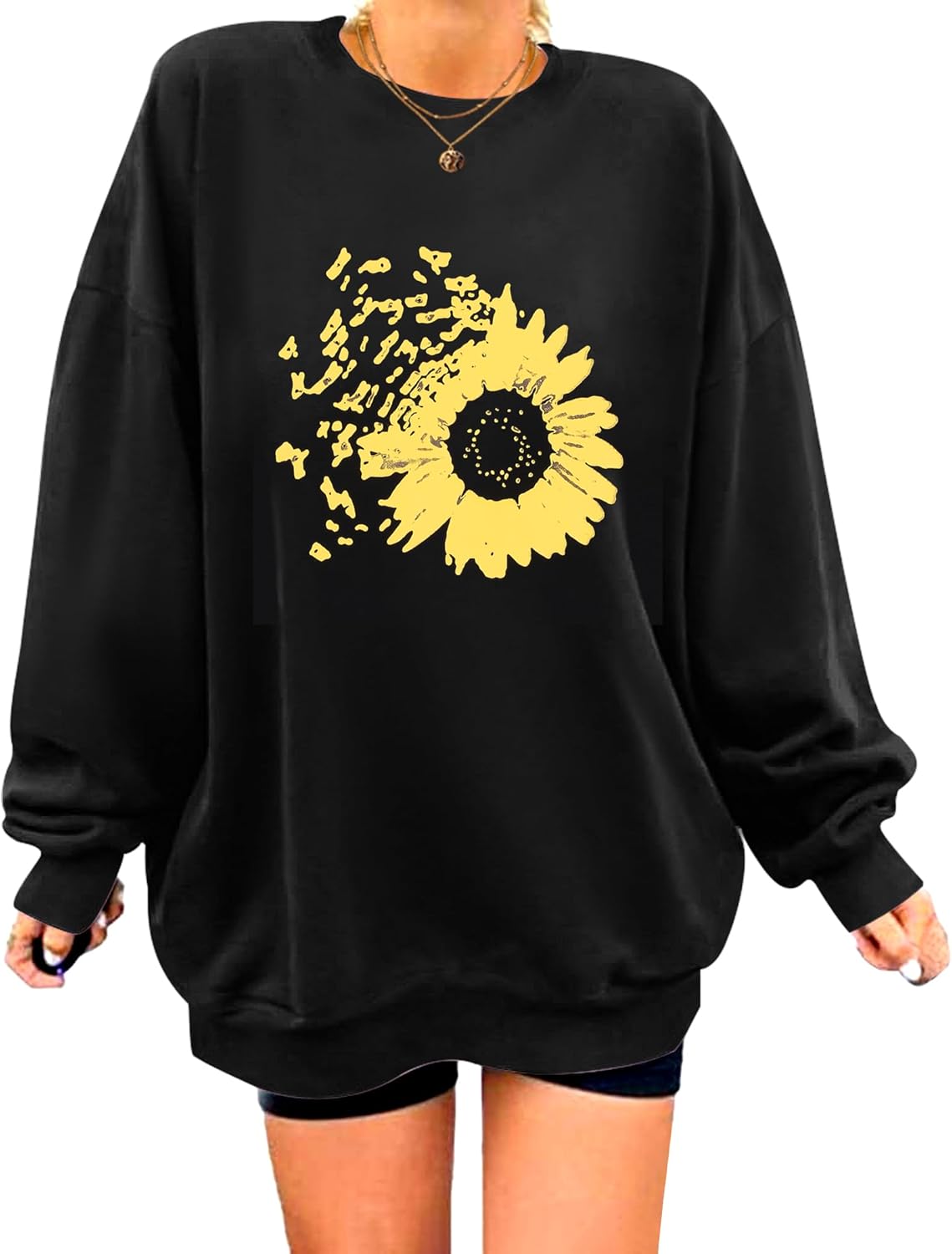 Zeagoo Christmas Sweatshirt for Women Crewneck Christmas Tree Long Sleeve Shirt Xmas Holiday Party Pullover Sweater Tops