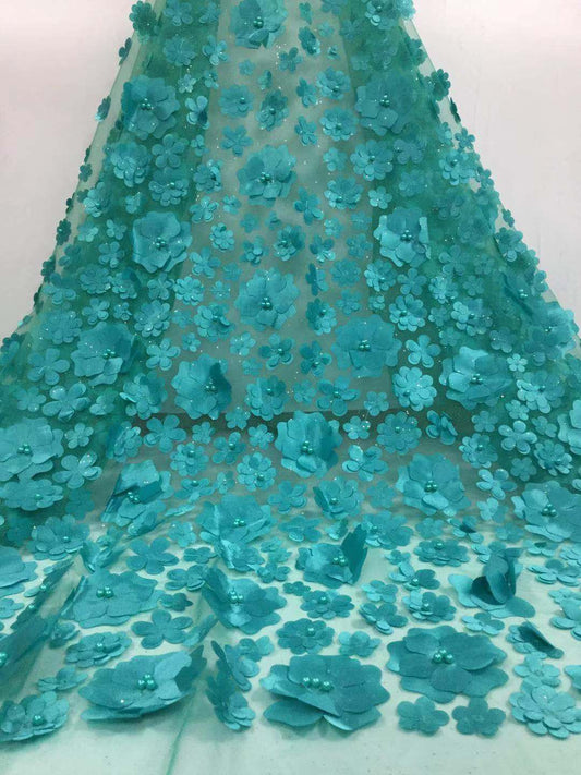 2025 Nigerian Embroidered  Lace Fabric High Quality 5 Yards African Lace Fabric Lace Wedding Dress for Women party Dress .DIY SEWING