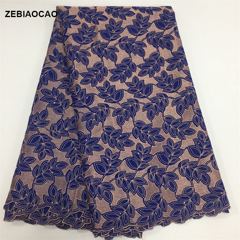 2025 Nigerian Embroidered African Lace Fabric for Wedding - No. 030, 5 Yards