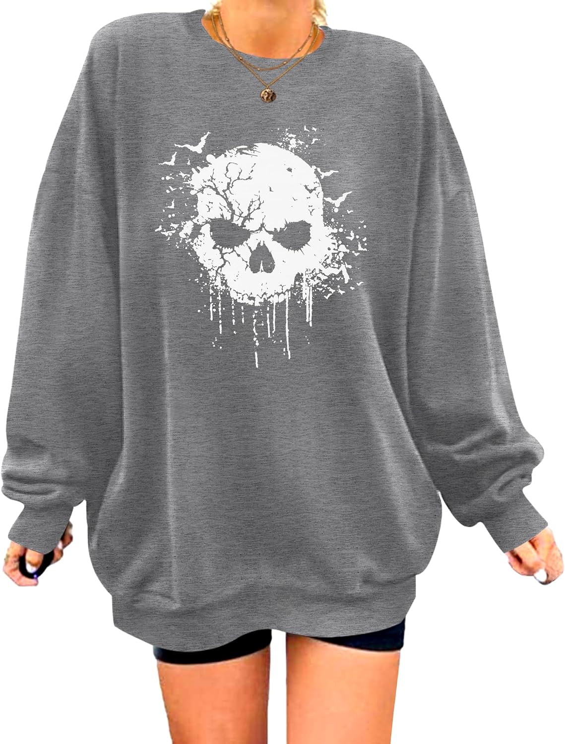 Zeagoo Christmas Sweatshirt for Women Crewneck Christmas Tree Long Sleeve Shirt Xmas Holiday Party Pullover Sweater Tops