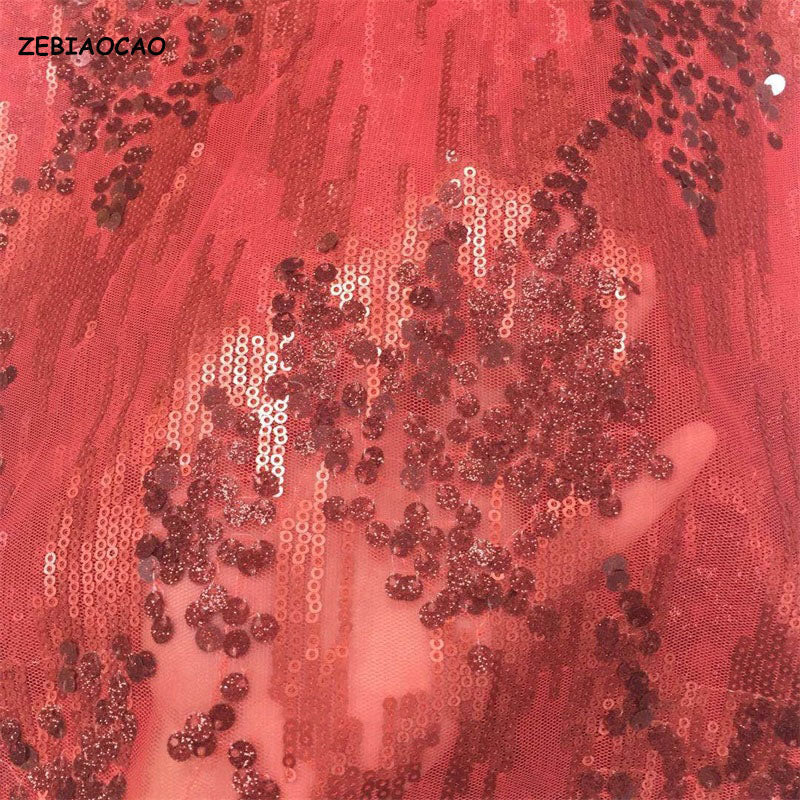 2025 Nigerian Embroidered African Lace Fabric for Wedding - No. 032, 5 Yards