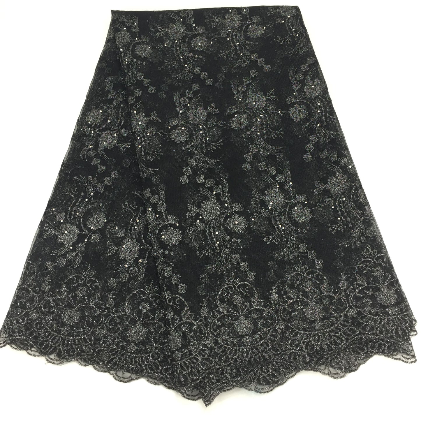 2025 Nigerian Embroidered  Lace Fabric High Quality 5 Yards African Lace Fabric Lace Wedding Dress for Women party Dress .DIY SEWING