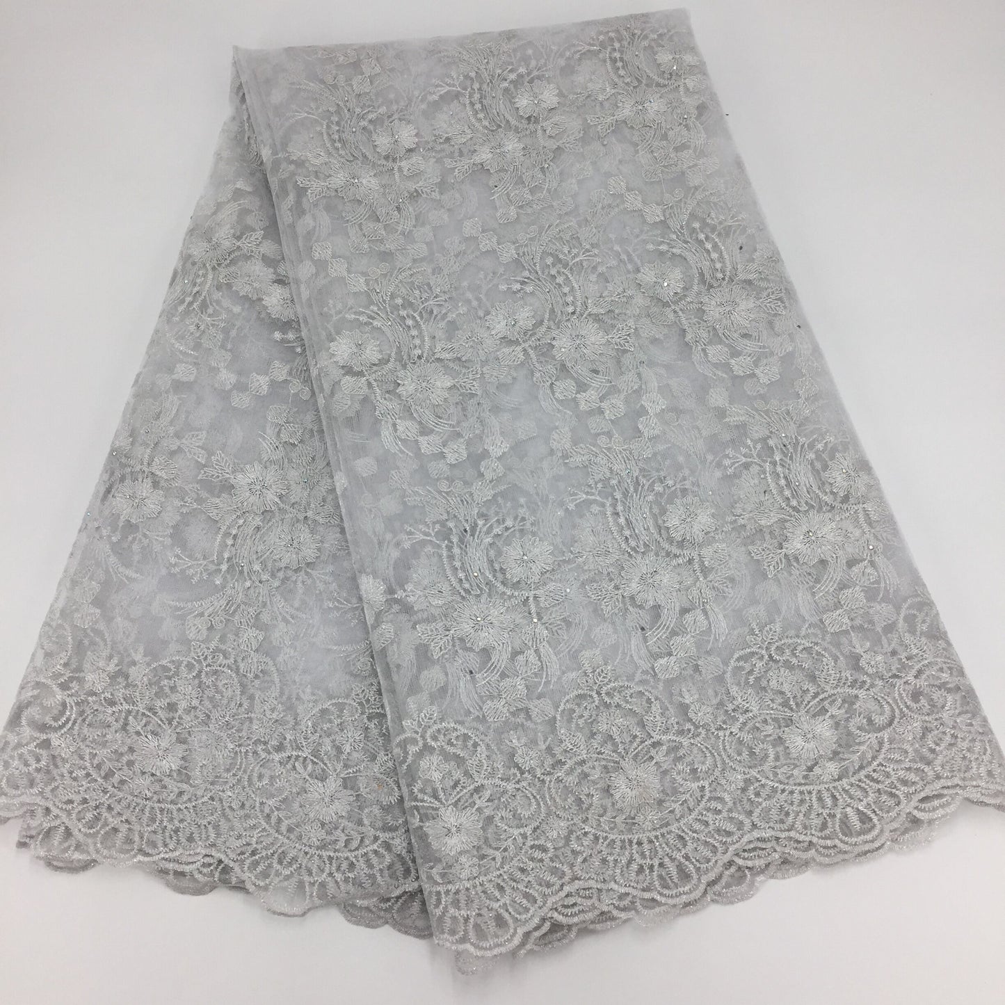 2025 Nigerian Embroidered  Lace Fabric High Quality 5 Yards African Lace Fabric Lace Wedding Dress for Women party Dress .DIY SEWING