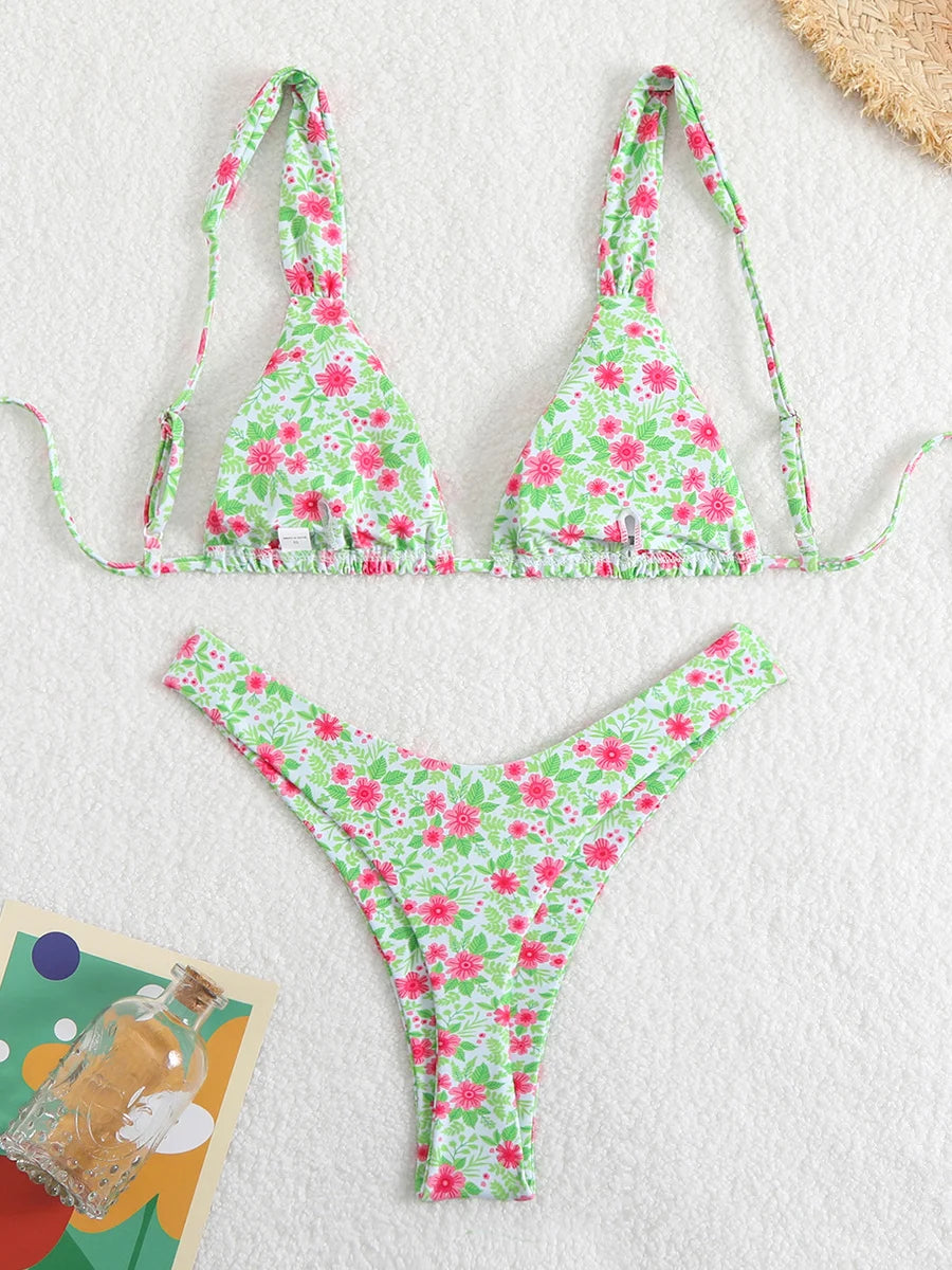 Sexy Micro Bikini Swimsuit 2025 Women  Female Swimwear Thong Brazilian Bikinis Sets Woman Two-piece Bathing Suit Swim Beach Wear