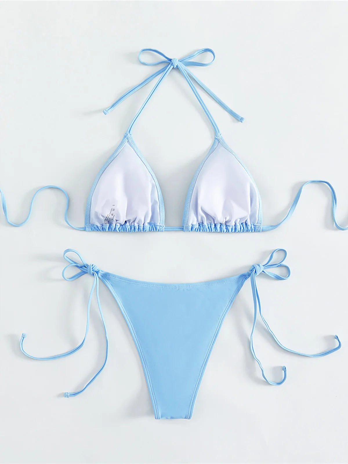 Diamond Rhinestones Halter Bikini Female Swimsuit Women Swimwear Two-pieces Bikini set High Cut Bather Bathing Suit Swim K4549
