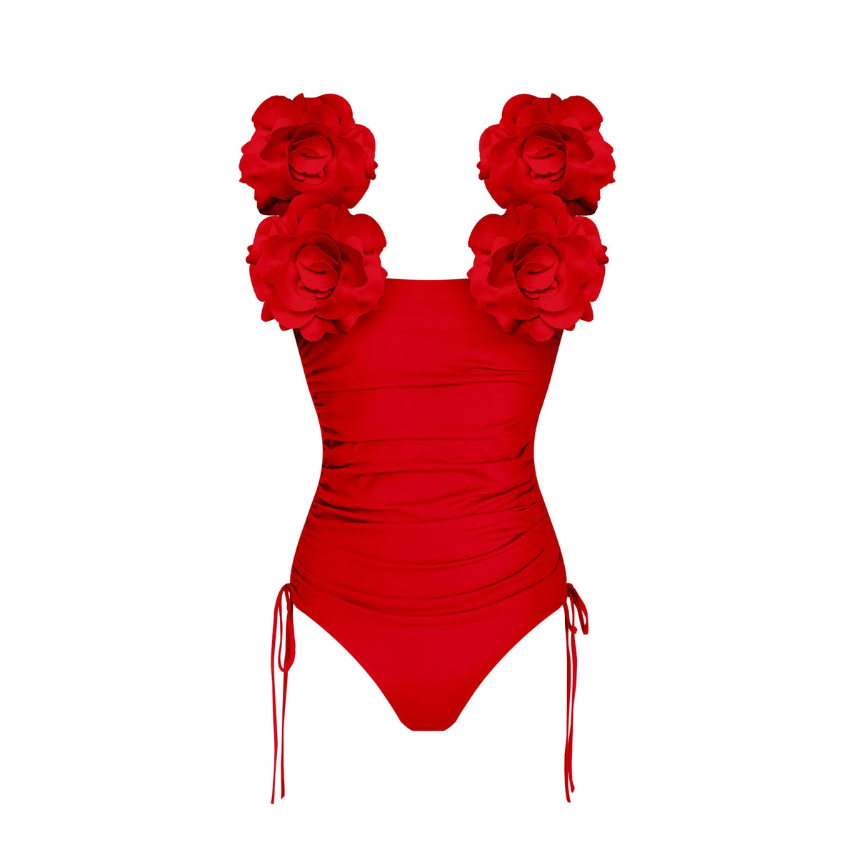 3D Flower Bikini Set Brazilian Biquini Low Waist Swimwear Push Up SwimSuit Women Solid Swimwear Sexy Beach Wear Female