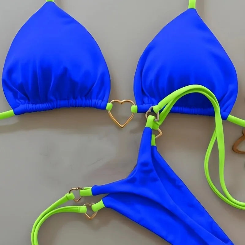 Micro Bikinis Push Up Women Swimsuits 2024 Sexy Swimwear Brazilian Bikini Set Thong Biquini Swim Suits Solid Beachwear Female