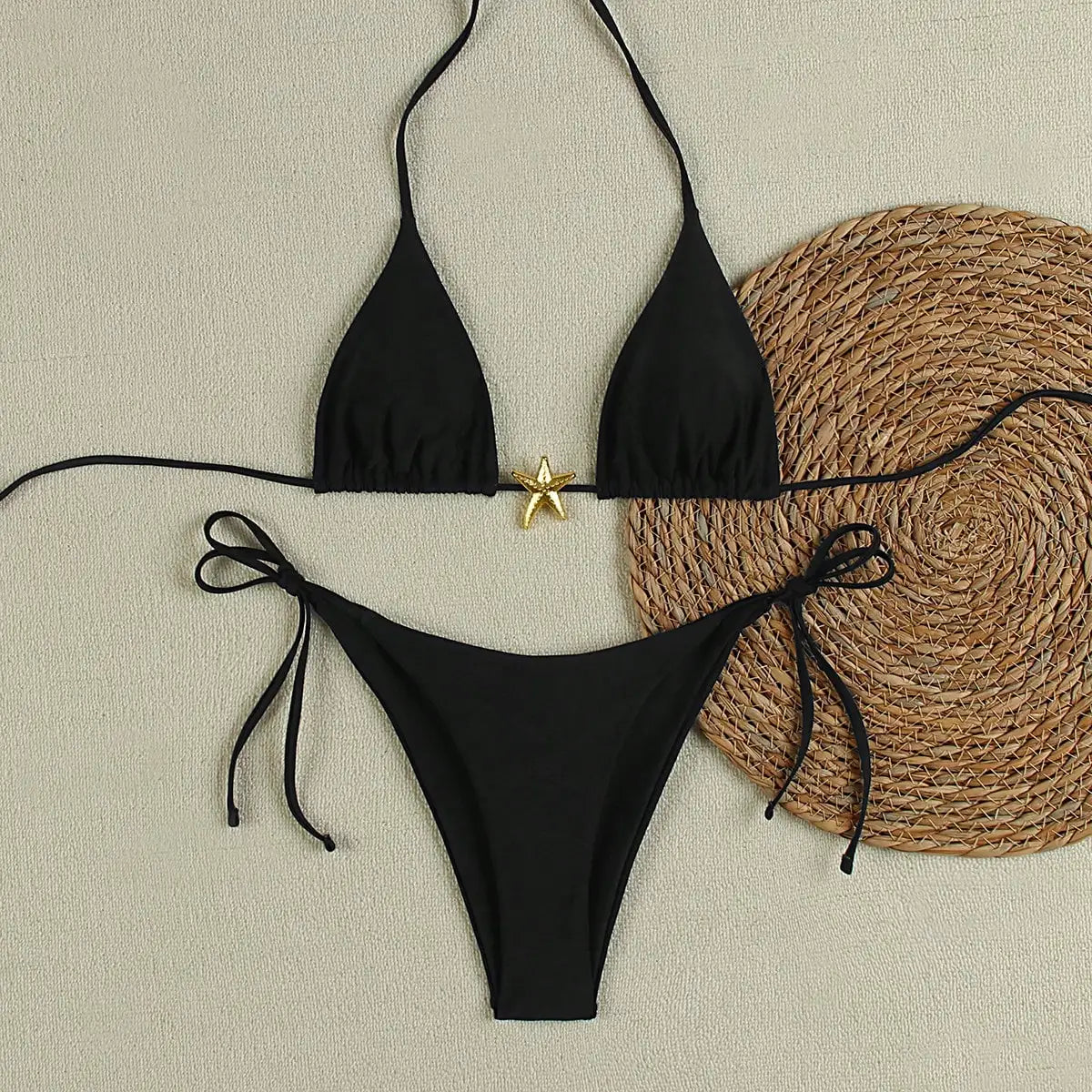 Sexy Bikinis 2025 Swimsuit For Women Starfish Swimwear Brazilian Bikini Set Biquini Female Swimming Suit Print Beachwear