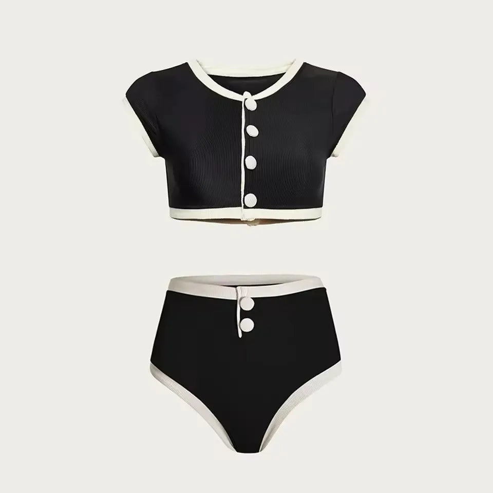 High Waist Bikinis Sexy Women Swimsuits Female Swimwear Bikini Set Bathing Suit Swimming Suits Beachwear Thong Biquini