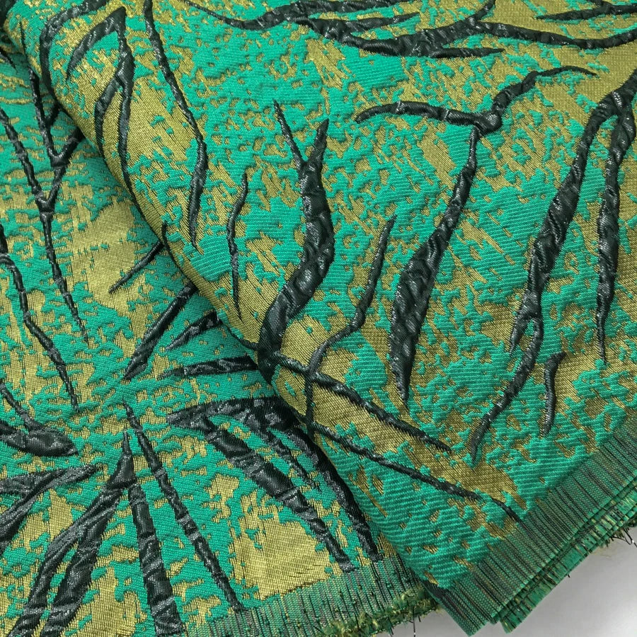 SJD African Damask Lace Fabric 2025 - French Brocade Jacquard - 6Damask, 5 Yards