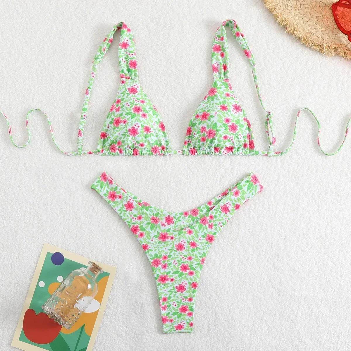 Sexy Micro Bikini Swimsuit 2025 Women  Female Swimwear Thong Brazilian Bikinis Sets Woman Two-piece Bathing Suit Swim Beach Wear