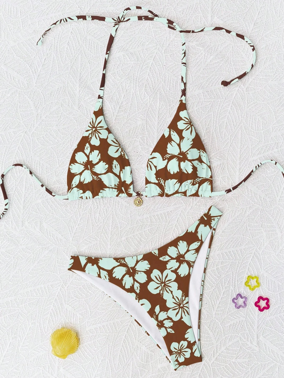 String Bikinis 2025 Bikini Set Bandage Swimwear Printed Swimsuits Sexy Beachwear High Cut Bathsuits New Swim Wear Bathing Suits