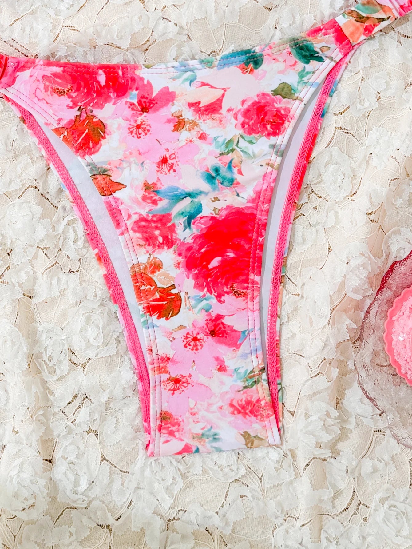 2025 U-wire Bandeau Bikinis Women Printed Swimwear Female Sexy Ring Linked Swimsuit Bathers Bathing Swimming Swim Suit Beachwear