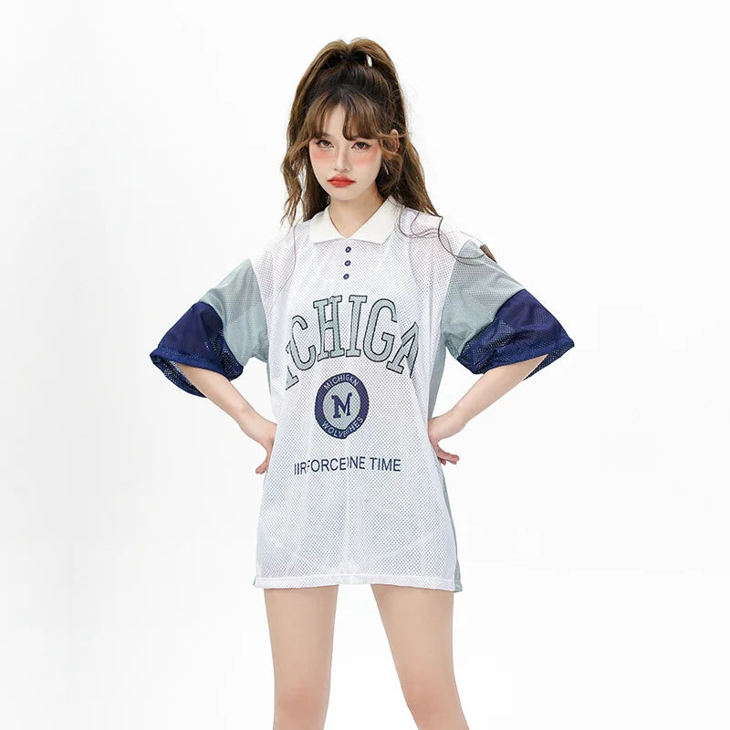 Conservative Student Swimwear ular Korean Sle Women's Tee-piece Set Long Sve Spor Separate Bikini Suit