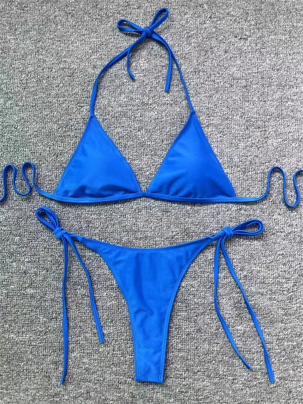 Micro String Extrem Bikini Backless Swimsuit Push Up Triangle Tangas Women Swimwear Y2k Brazilian Beachwear Bathing Suit Bikinis