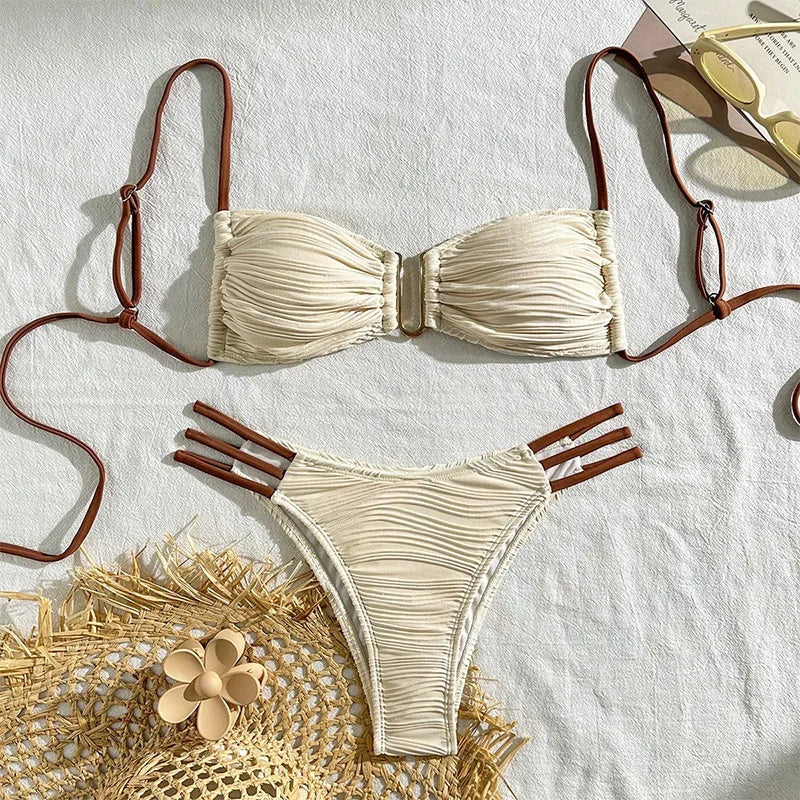New Sexy Bikinis Swimsuits Women's Swimwear Push Up Female Beach Swim Wear Bathing Suits Brazilian Bikini Set Pool Bather