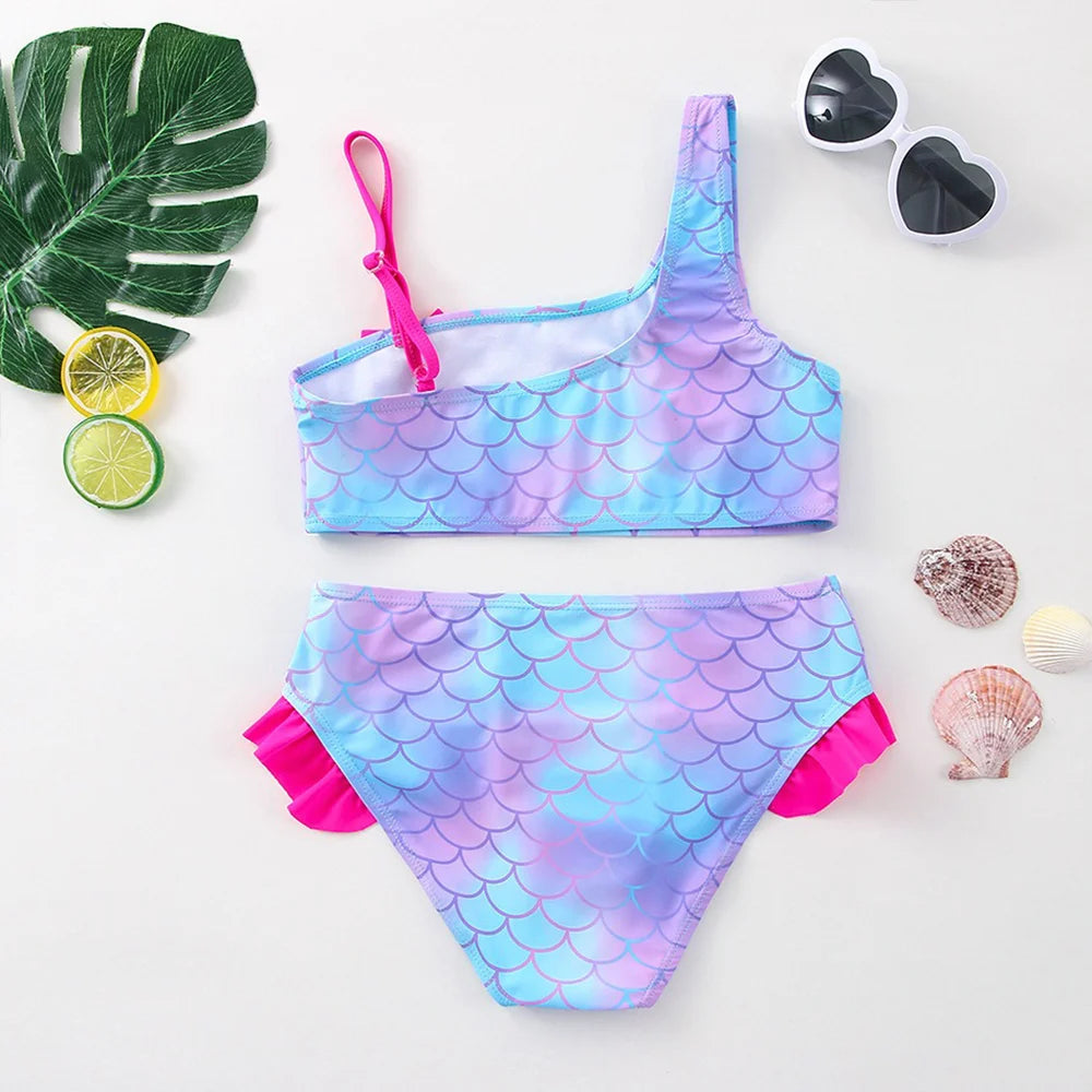 My Melody Girls Tankini Swimsuits Summer Beach wear Children Kids Wear Bathing Suits Two-pieces Bikini Dresses Fashion