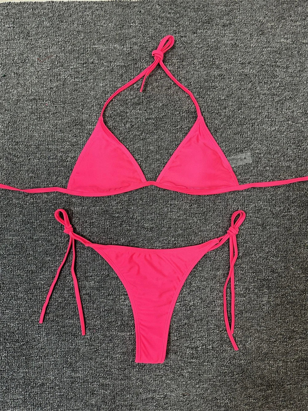 Micro String Extrem Bikini Backless Swimsuit Push Up Triangle Tangas Women Swimwear Y2k Brazilian Beachwear Bathing Suit Bikinis
