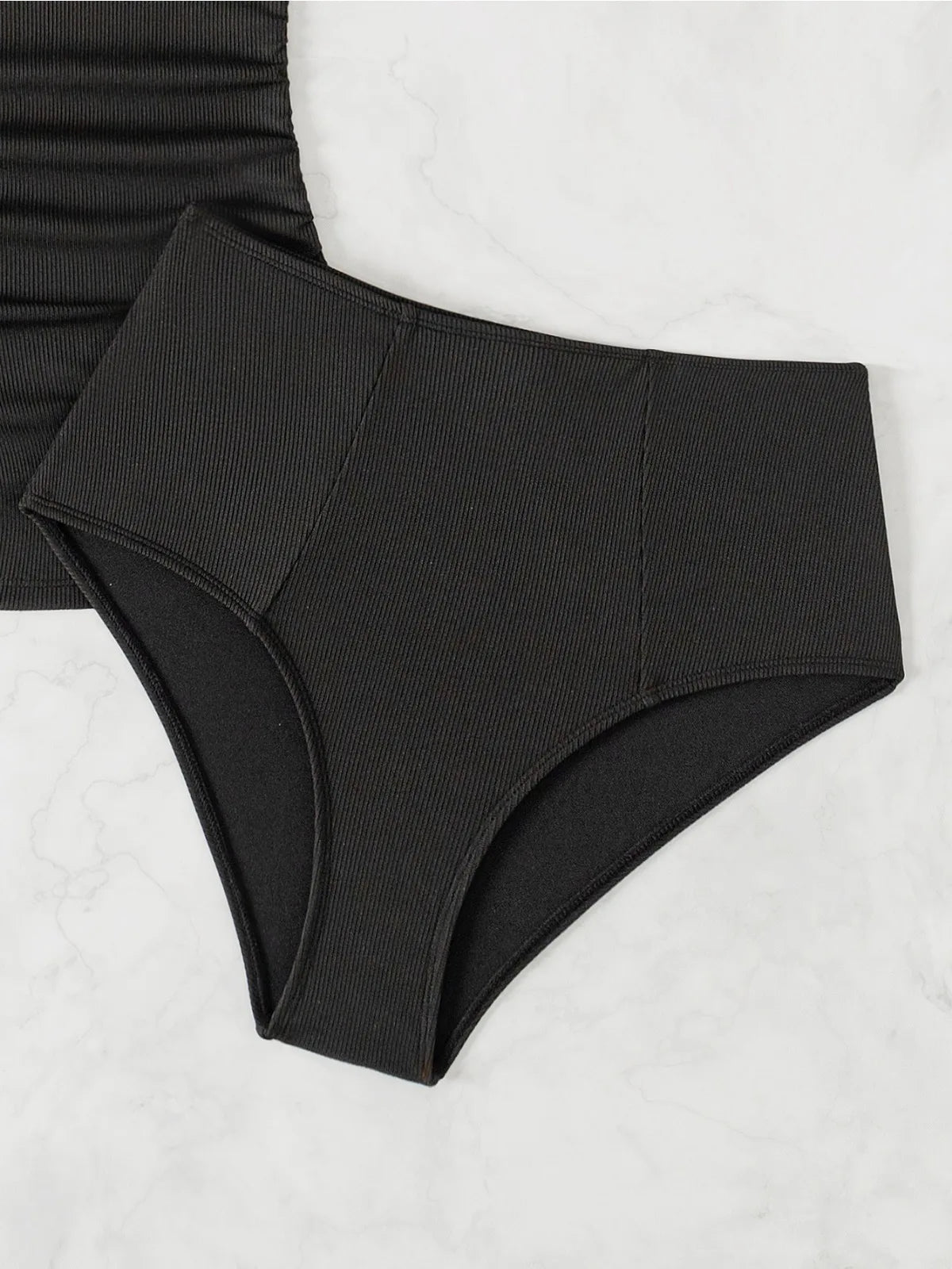 Solid Color Tankini 2-piece Swimsuit for Women 2024 New High Waist Camisole Bikini Set Sexy Suspender Backless Beach Swimwear