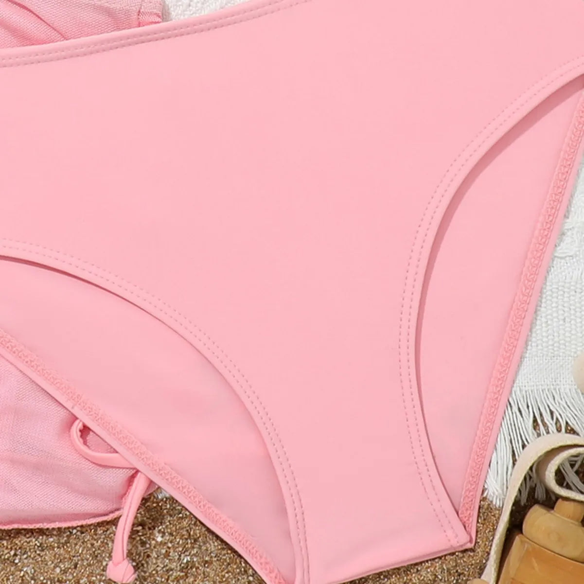 3 Pieces Bikini Top & Skirt 2025 Girls Swimsuit Kids High Waist Swimwear Children Bathers Bathing Swimming Swim Suit Beachwear